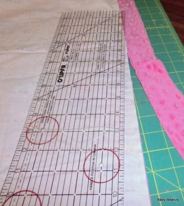 Ruffle Baby Blanket Tutorial DIY your own Boutique Blanket Coral + Co.