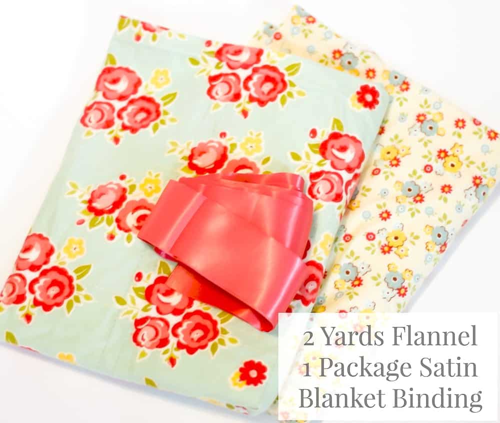 Baby Blanket With Satin Binding - DIY Danielle®