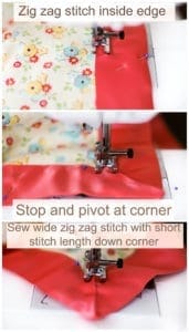 how-to-sew-mitered-corner-on-blanket-binding