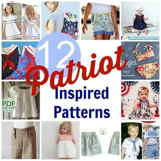 Girls 4th of July Sewing Patterns - Coral + Co.