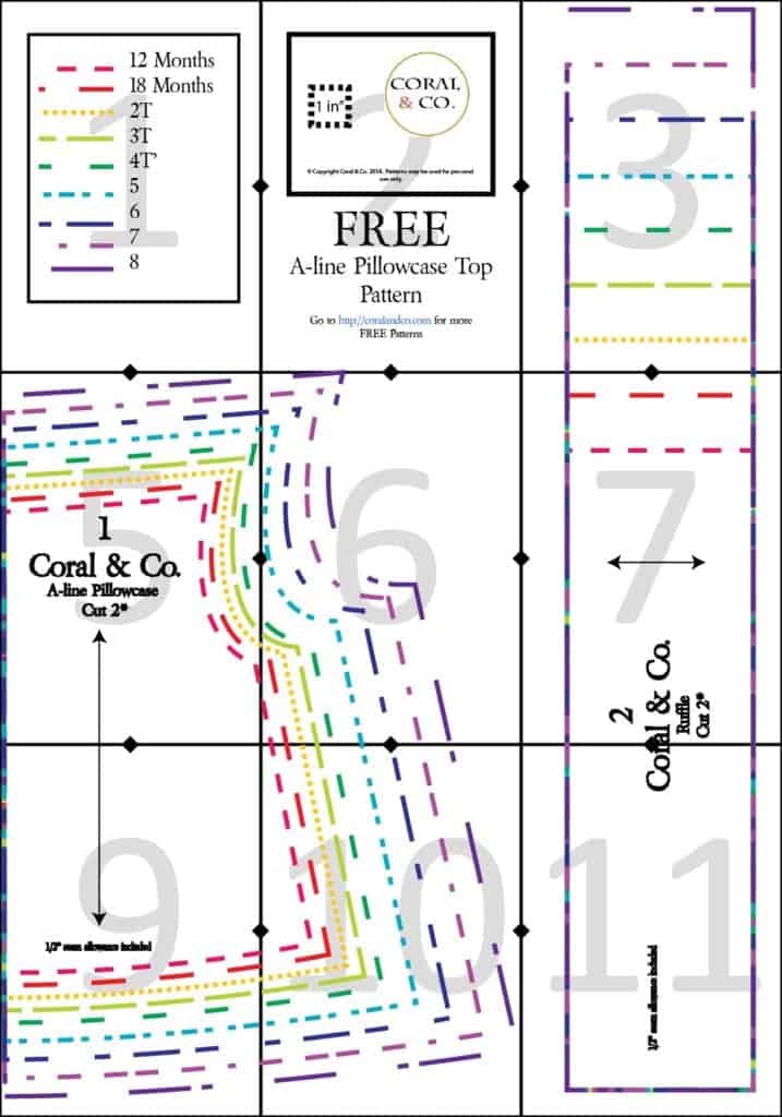 Free Pillowcase Dress Top Pattern with PDF Download - Coral + Co.