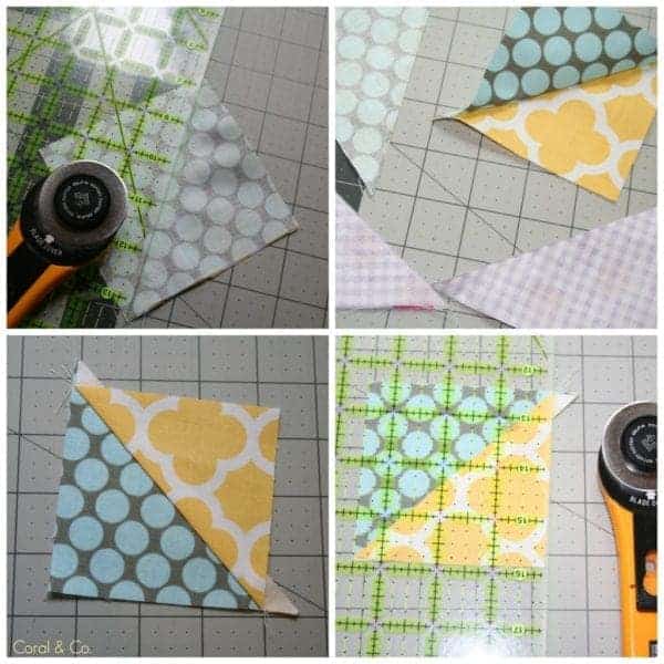 Star Flower Quilt Block Tutorial Coral + Co.