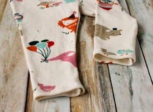 organic baby leggings from everyday party organic knit fabric sewn by coral and co