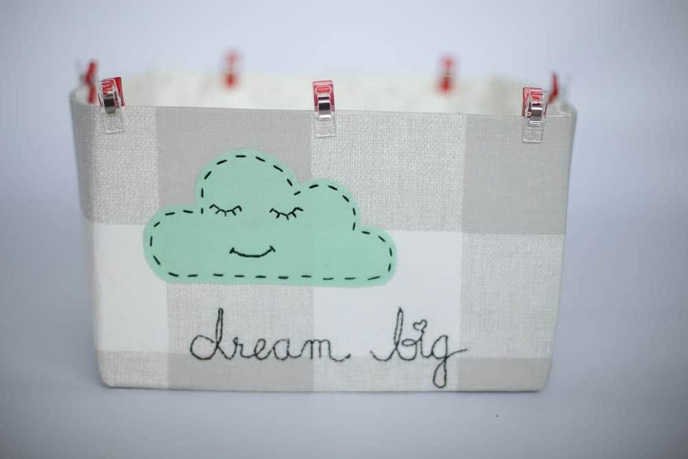 how-to-sew-diy-fabric-basket-with-hand-embroidery-cloud-applique