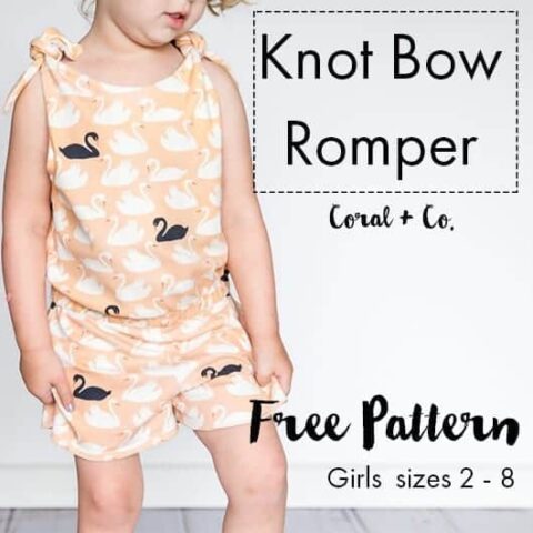 Free Girls Romper Pattern – Easy Knit Romper for toddlers and girls
