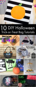 10 DIY Halloween Trick or Treat Bag Tutorials