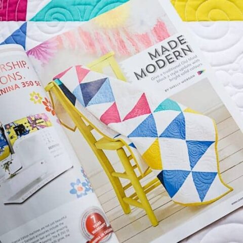 Made Modern – My New Quilt Pattern in Love and Patchwork Magazine Issue 48