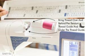 how to thread the sapphire 965q