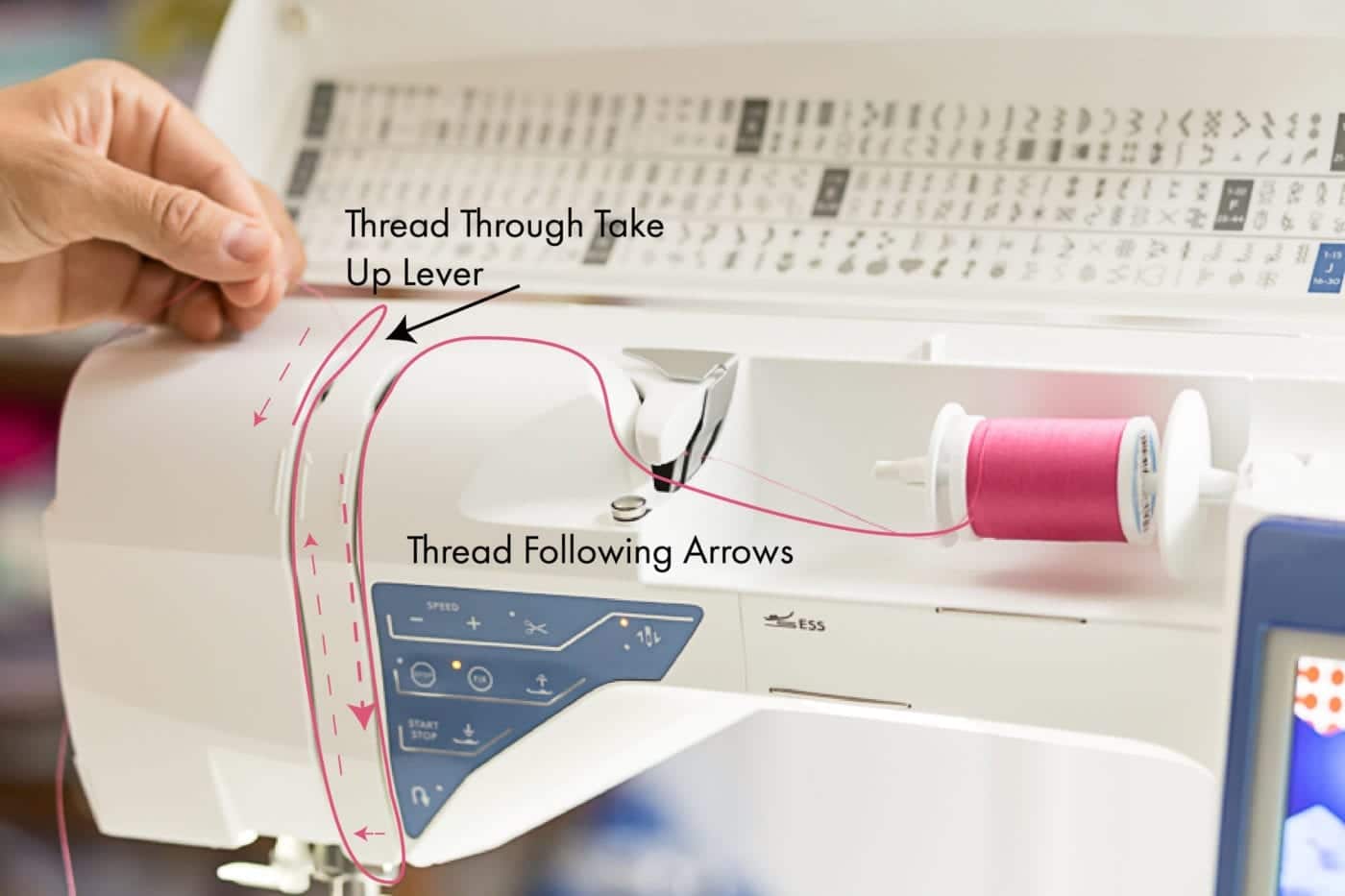 threading-a-sewing-machine