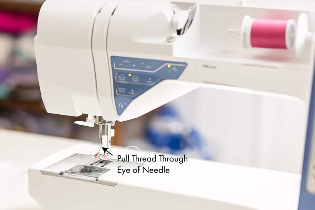 How To Thread A Sewing Machine For Beginners Tutorial with Video