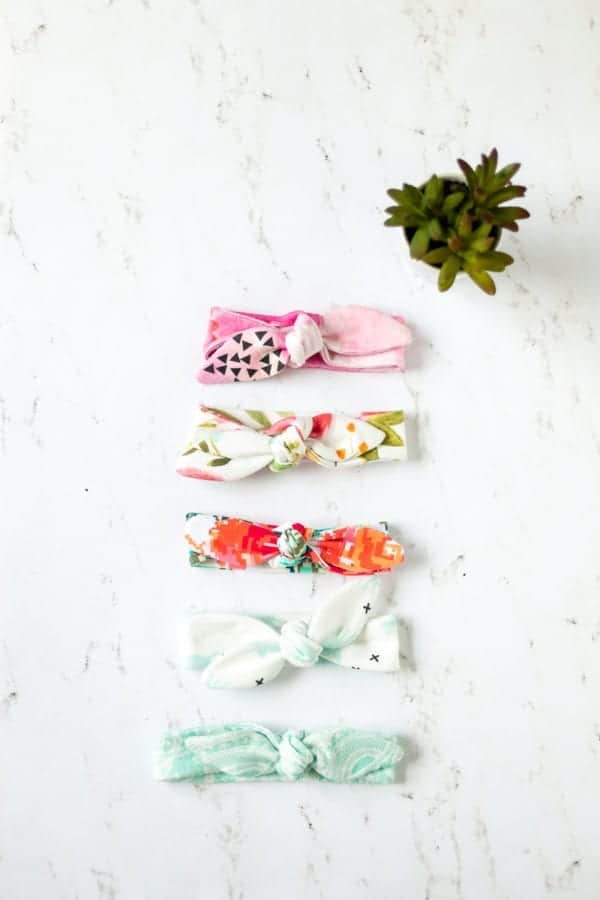 Easy DIY baby headband pattern free sewing – Knot Bow Headband Pattern ...