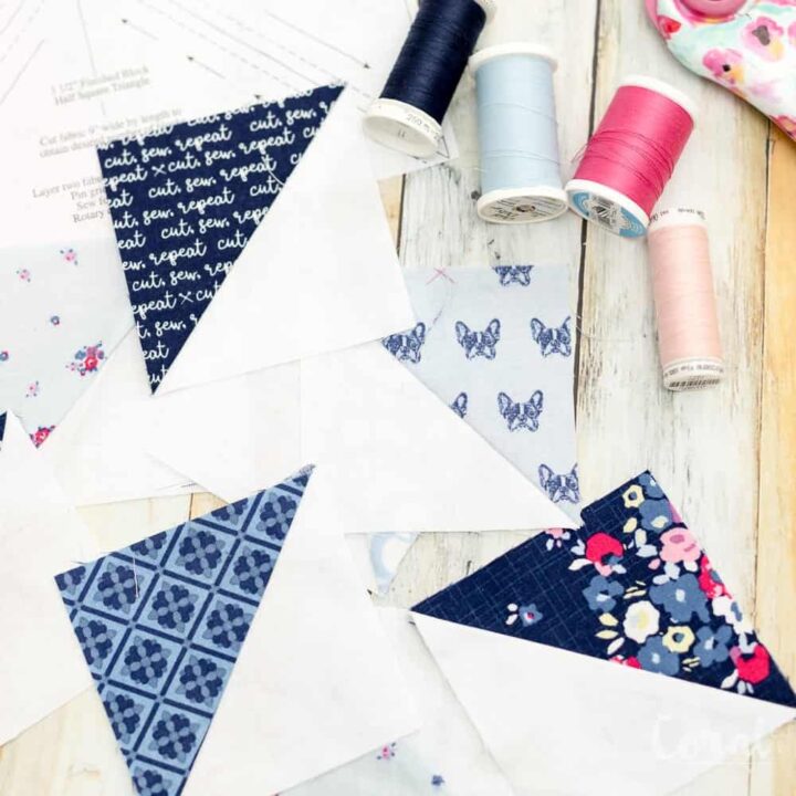 How To Use Half Square Triangle Paper to Make Half Square Triangles ...