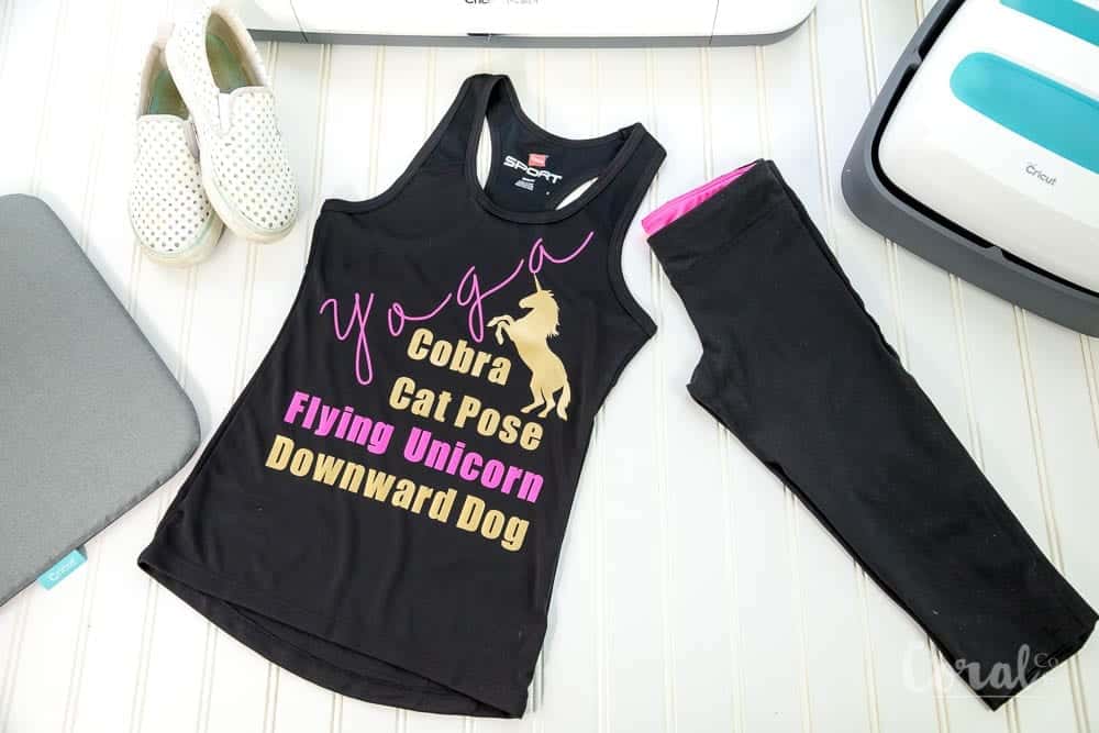 Run Lift Fight Like a Girl Workout Tank using the NEW Cricut SportFlex  Iron-On™ - Hazel + Gold Designs