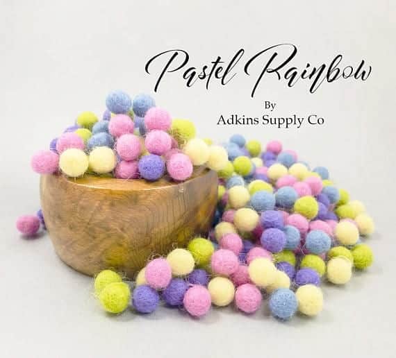 easter-wool-ball-garland-kit