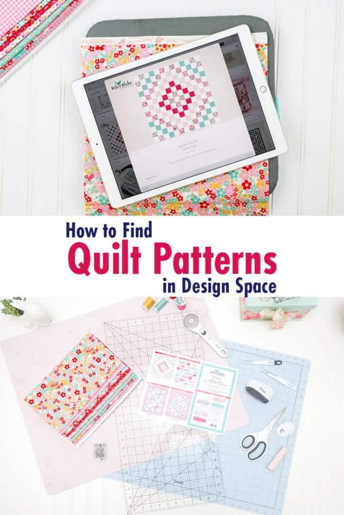 Cricut Maker Quilt Pattern How to Find Quilt Patterns in Design Space