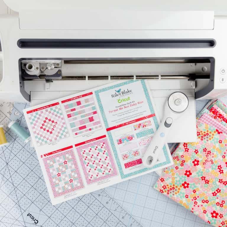 Tips for Cutting Your Cricut Maker Quilt Kit Baby Quilt Pattern + Riley