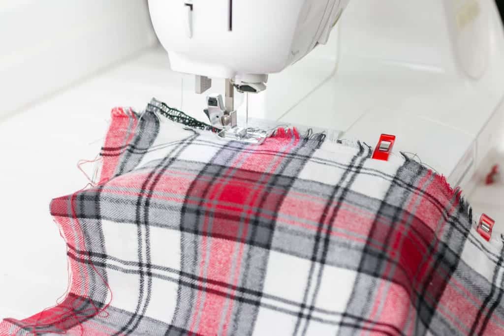 How to Make a DIY Infinity Scarf Tutorial + Flannel Fringed Cowl ...