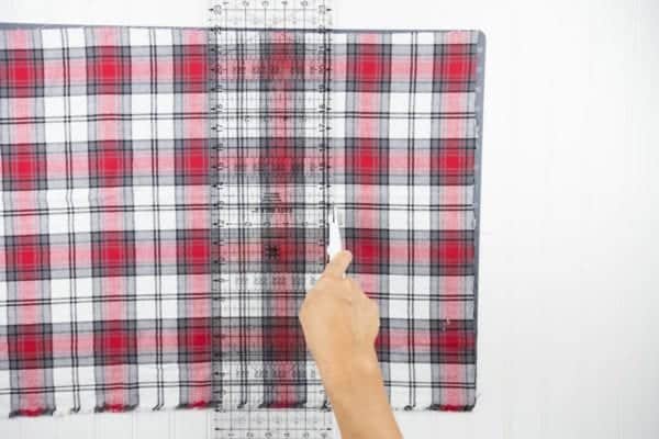 How to Make a DIY Infinity Scarf Tutorial + Flannel Fringed Cowl ...