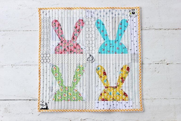 25+ Easter Bunny Quilt Patterns to Sew and More Coral + Co.
