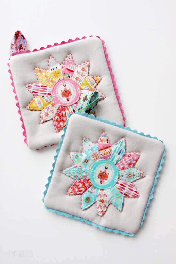15+ FREE Pot Holder Patterns to Sew Get Crafting Coral + Co.