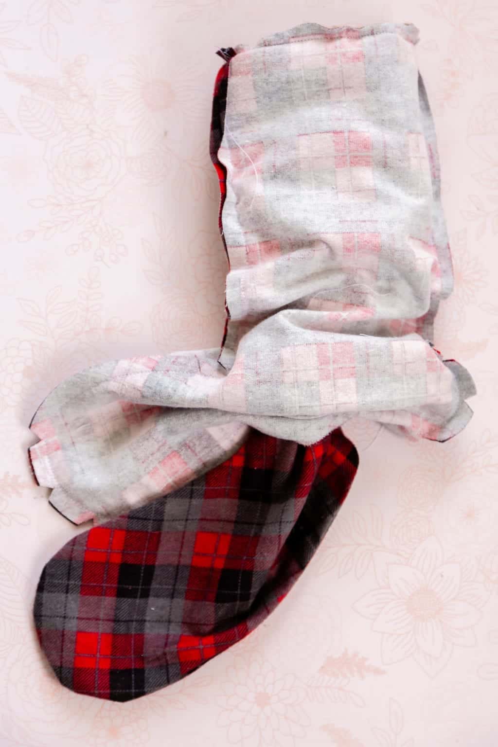Faux Fur Cuff Christmas Stocking with FREE Pattern - Coral + Co.