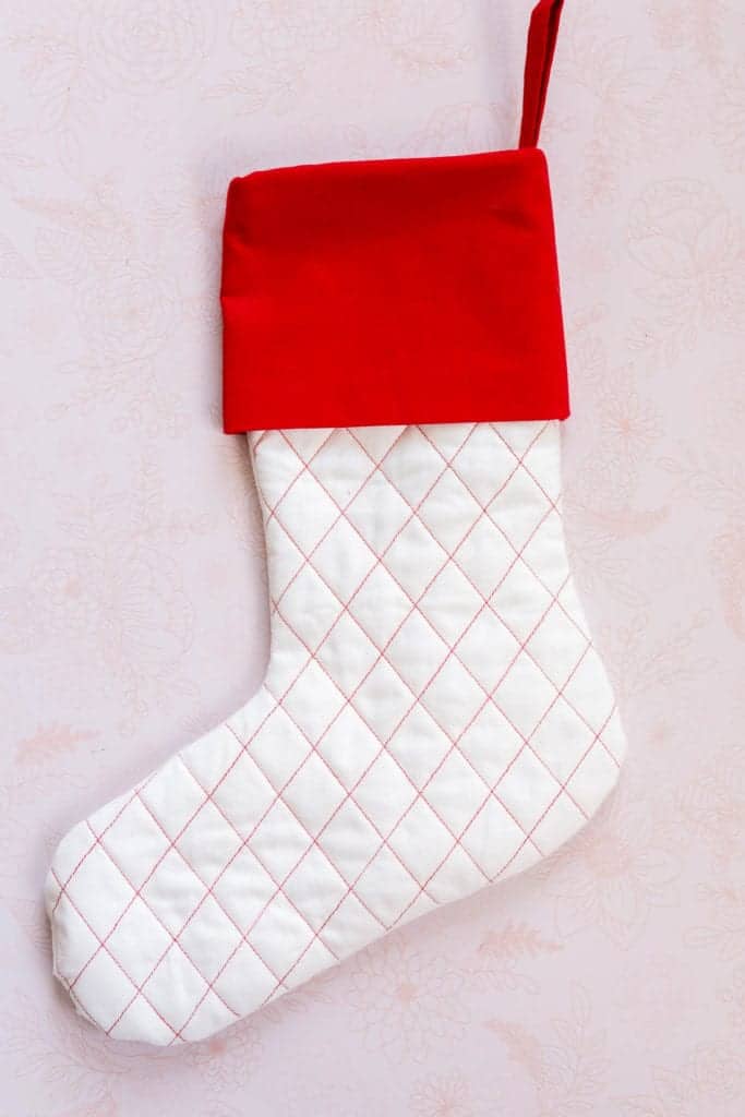 Quilted Christmas Stocking Sewing Pattern - Coral + Co.