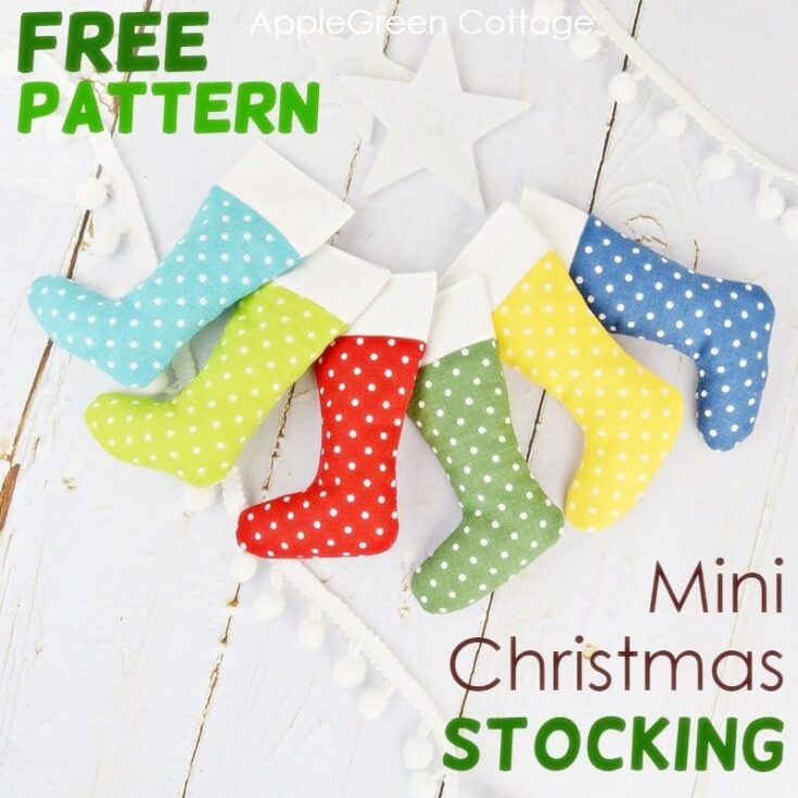 Image for Mini Christmas Stocking - Diy Christmas Garland