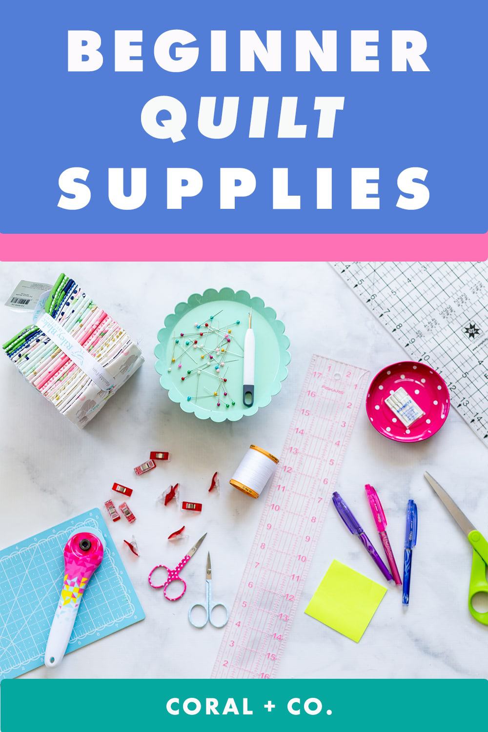 Quilting Supplies for Beginners - Everything You Need to Get Started