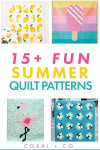15+-summer-quilt-patterns-text-lemon-quilt-popsicle-quilt-firefly-quilt-flamingo-quilt