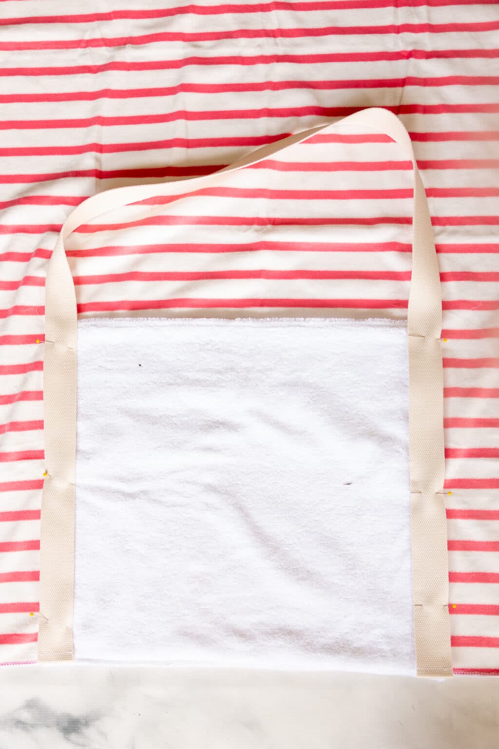 How To Make a Beach Bag Towel Tote Easy Beach Bag Coral + Co.