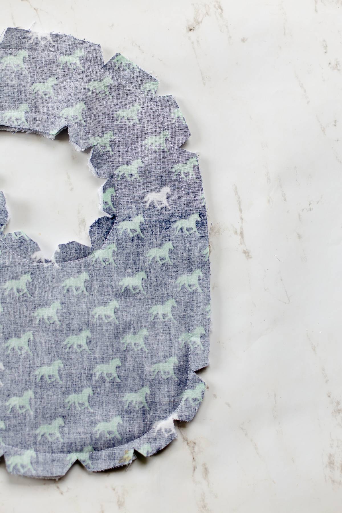 Side Snap Baby Bib Pattern with Terry Cloth - Coral + Co.