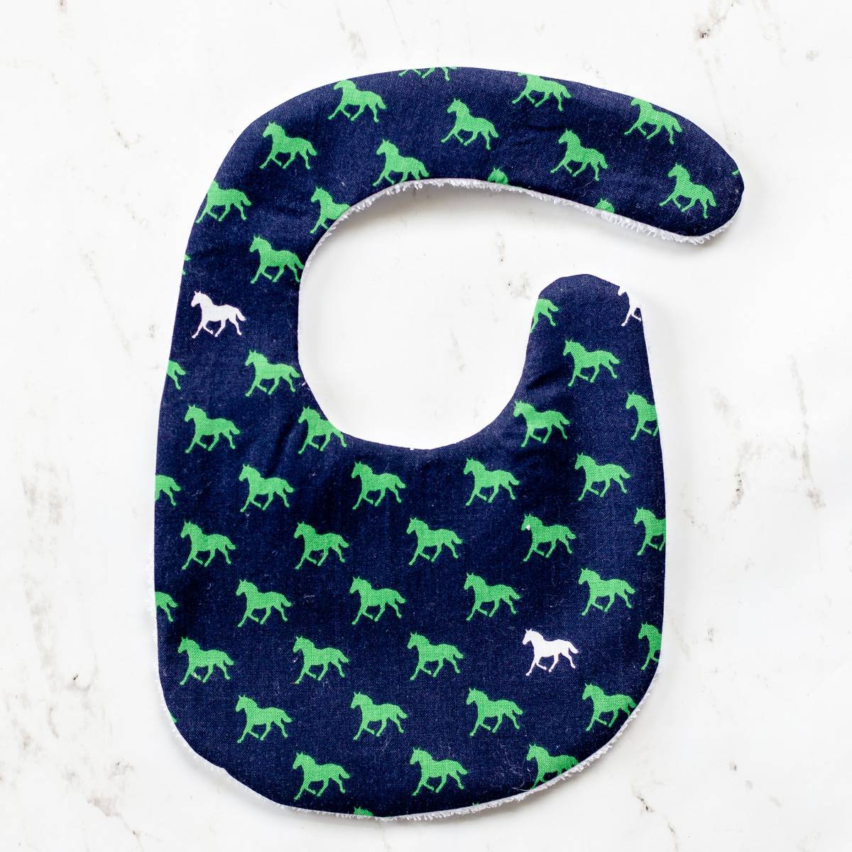 Side Snap Baby Bib Pattern with Terry Cloth - Coral + Co.