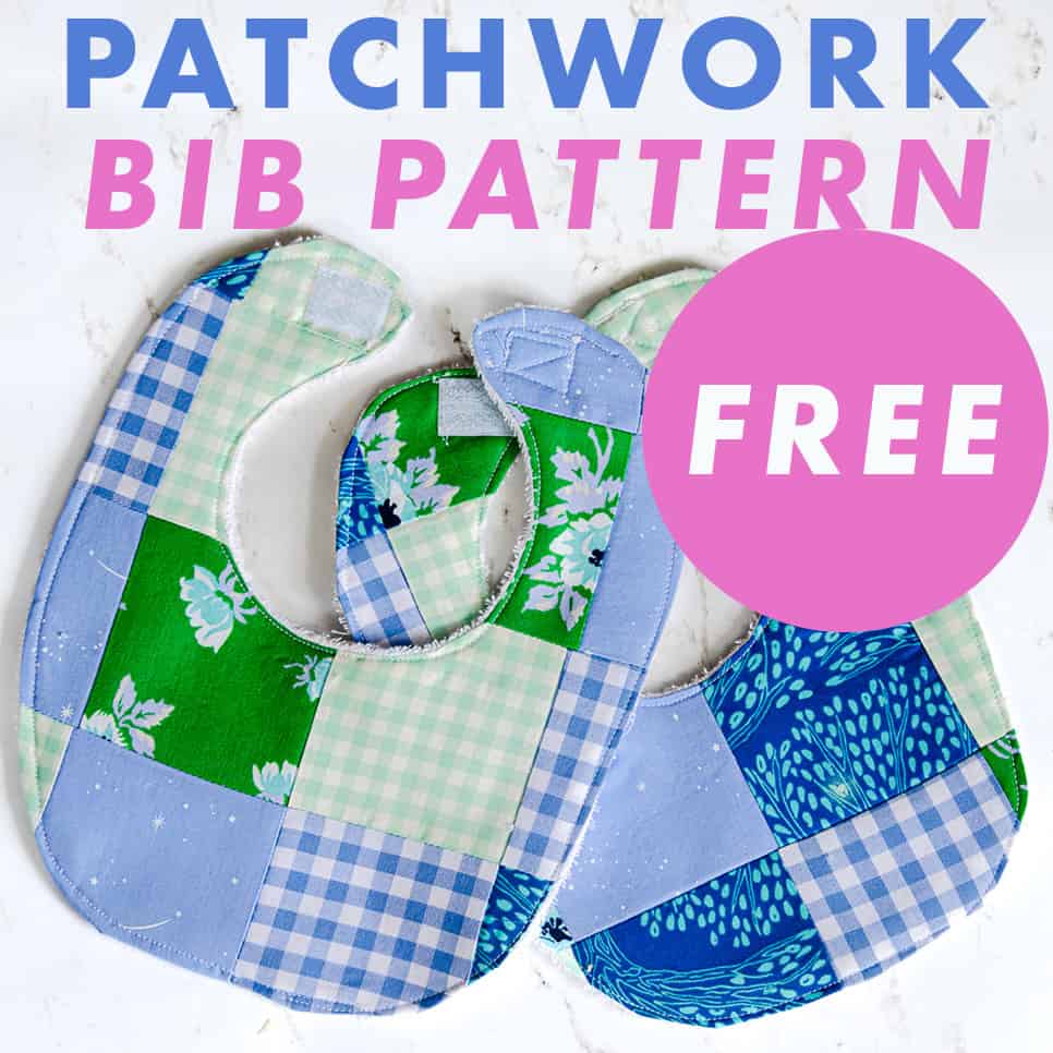 two-blue-green-cornflower-patchwork-baby-bibs